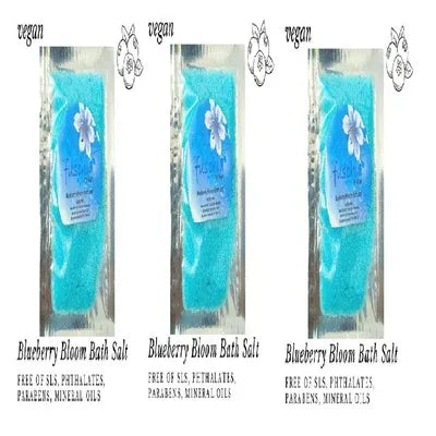 Fuschia - Blueberry Bloom Bath salt - 15 gms(pack of 3) - Orgoshops
