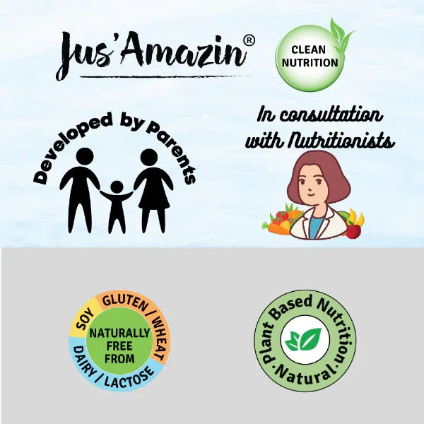 Jus Amazin Gluten Free Atta (1kg) | Multigrain (Millets, Quinoa, Amaranth) - Orgoshops