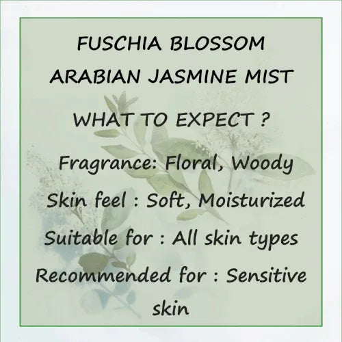 Fuschia Blossom Arabian Jasmine Face & Body Mist - 100 ml - Orgoshops