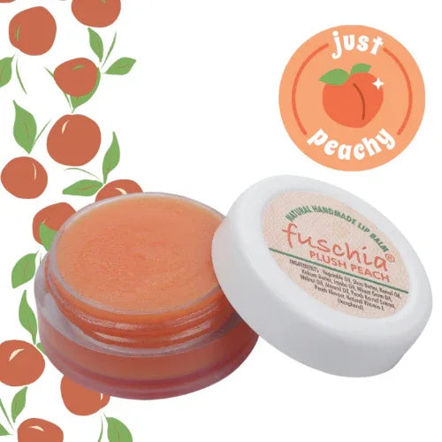 Fuschia Peach Plush Lip Balm - Orgoshops