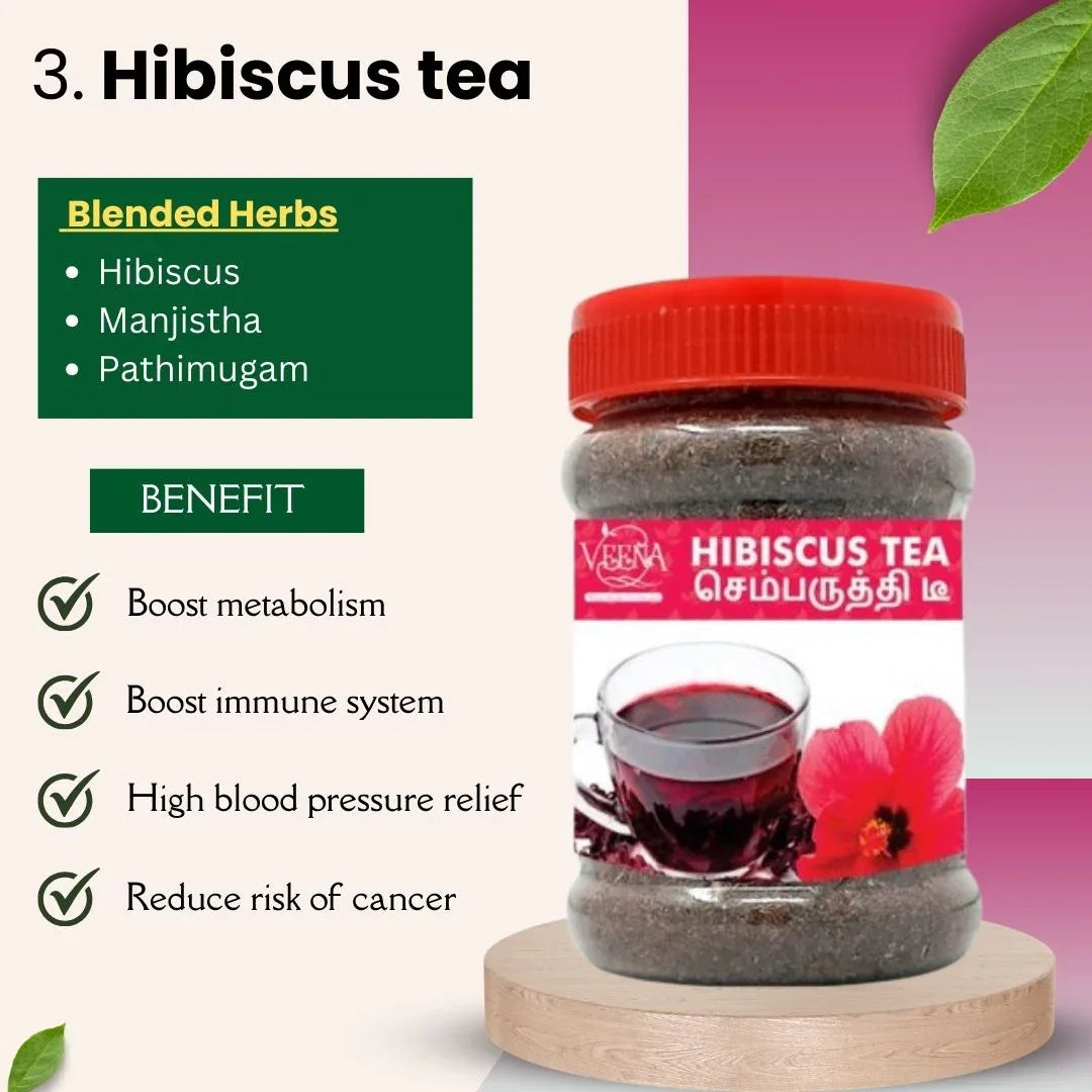 Veena Immunity Booster Tea Collections 01 | Combos 5 Products Box - 450 gms - Orgoshops