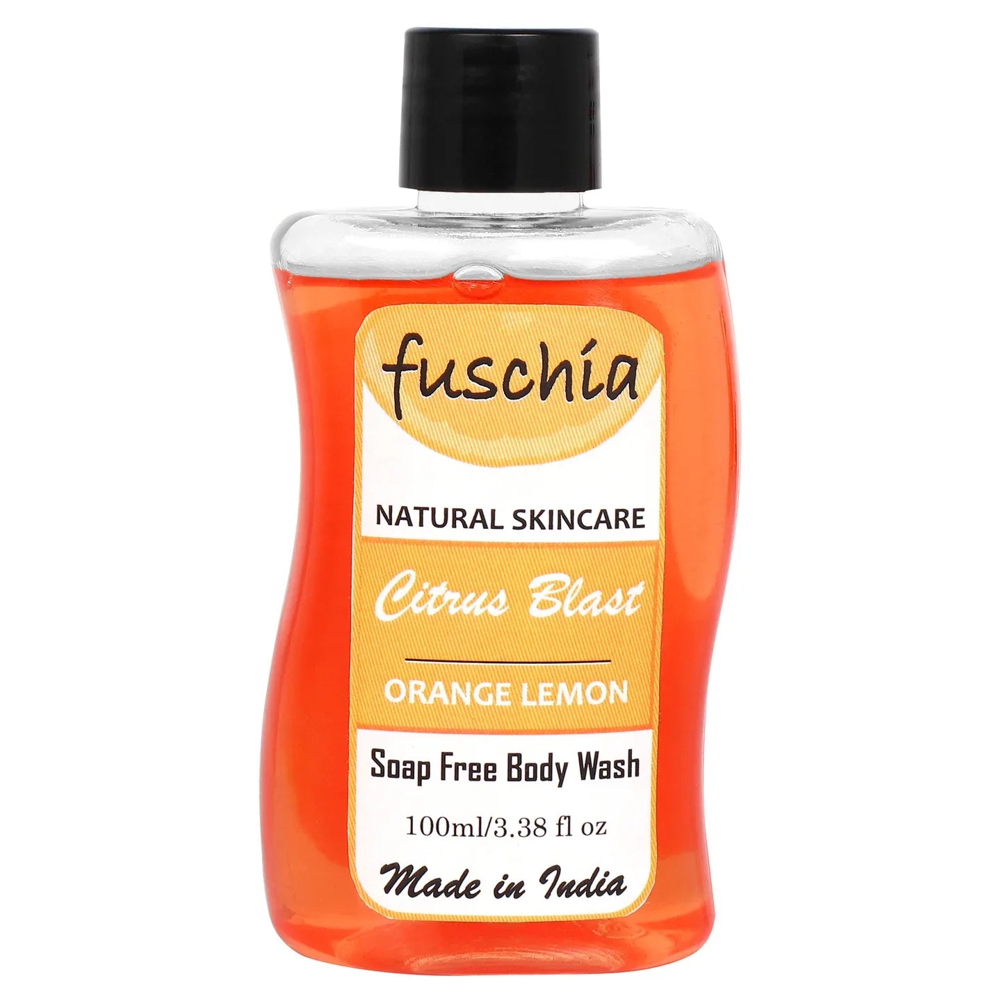 Fuschia Citrus Blast Orange Lemon Soap Free Body Wash - 50ml - Orgoshops