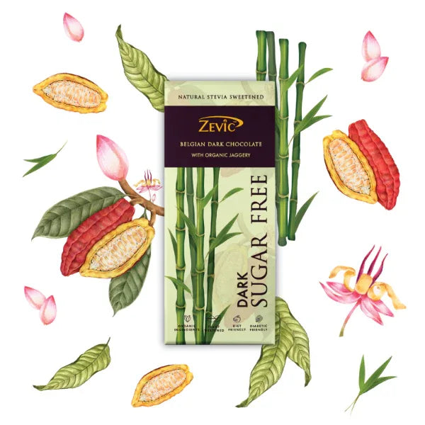 Zevic Chocolate with Organic Jaggery 40 gm - Orgoshops
