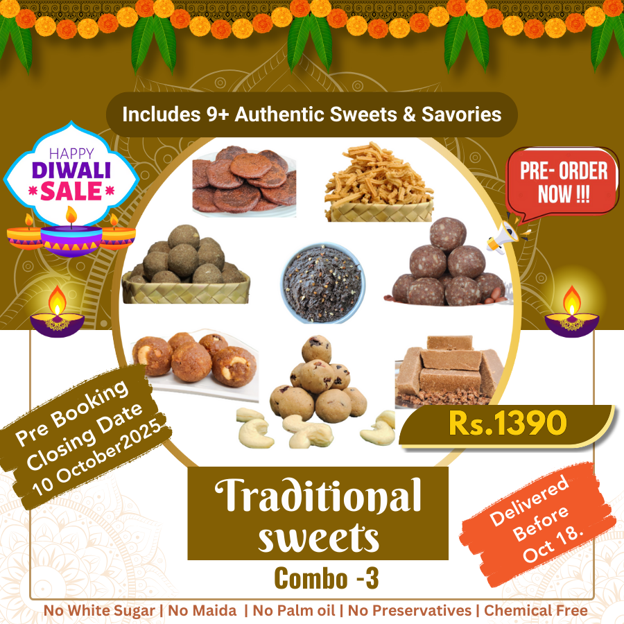 Traditional Sweet Combo 3 – Heritage Millet & Rice Mix (1.3kg)