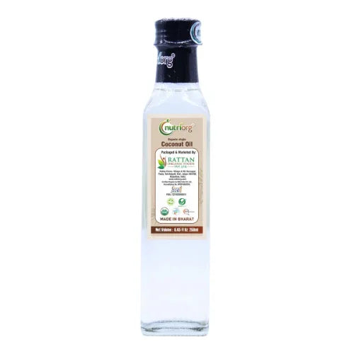 Nutriorgo Certified Organic Virgin Coconut Oil - 250 ml - Orgoshops