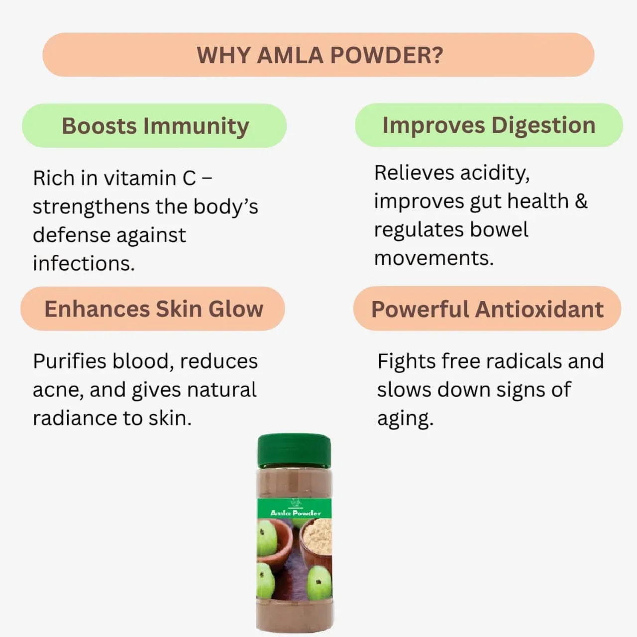 Veena Amla Powder - 100g ( Pack of 2 ) - Orgoshops