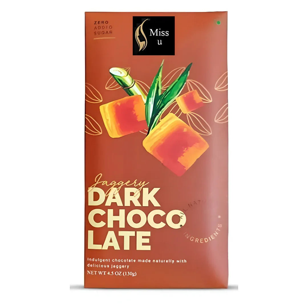 Amrutha Exports Jaggery Dark Chocolate Bar - 130g - Orgoshops