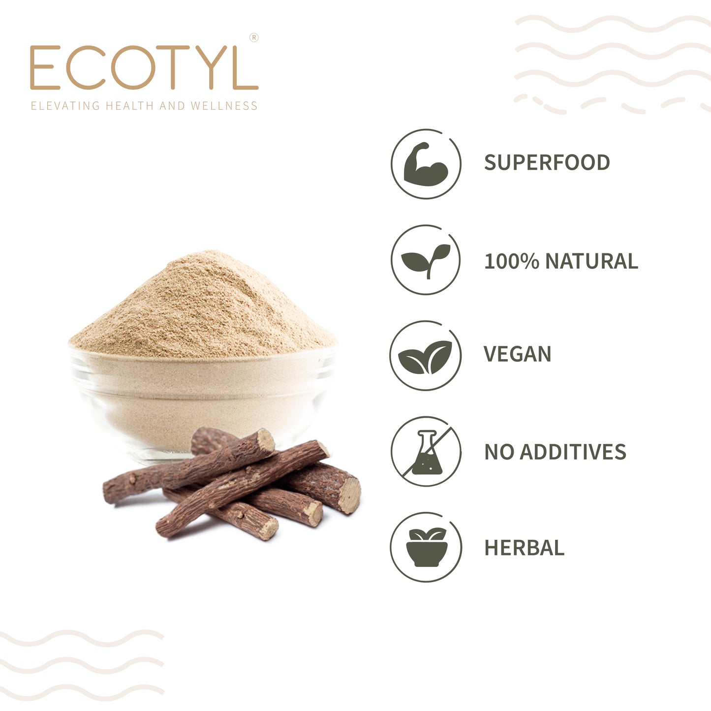 Ecotyl Ashwagandha Root Powder | Energy Booster - 100g