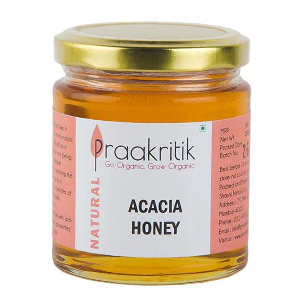 Praakritik Natural Acacia Honey - 150g - Orgoshops