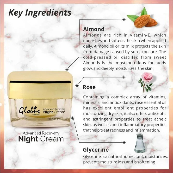 Advanced Recovery Night Cream 50gms - Orgoshops