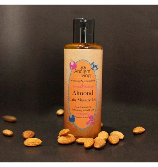 Anciant living Almond baby massage oil-100ml - Orgoshops