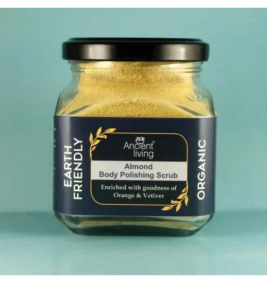 Ancient Living Almond Body Polishing Scrub - 100g - Orgoshops