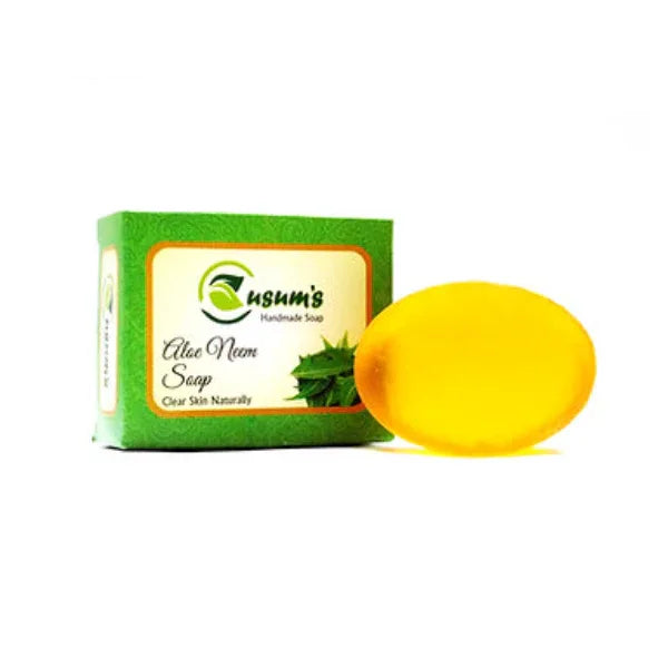 Kusum’s Naturals Aloe Neem Soap - 68g x 3 - Orgoshops