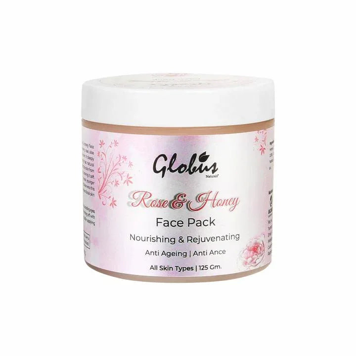 Rose and Honey Nourishing and Rejuvenating Face Pack 125gms - Orgoshops