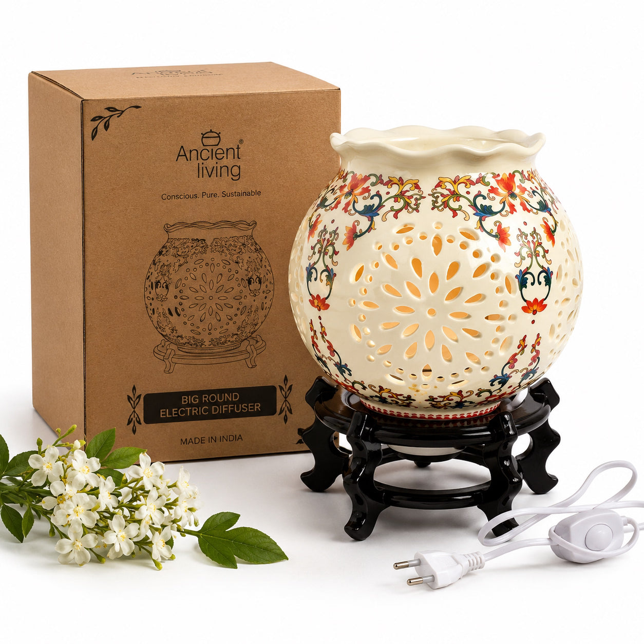Ancient Living Big round Electric Diffuser