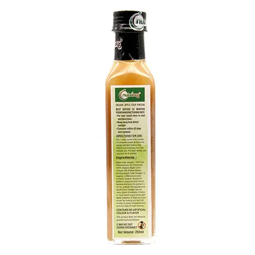 Nutriorg Certified Apple Cider Vinegar - 250ml - Orgoshops