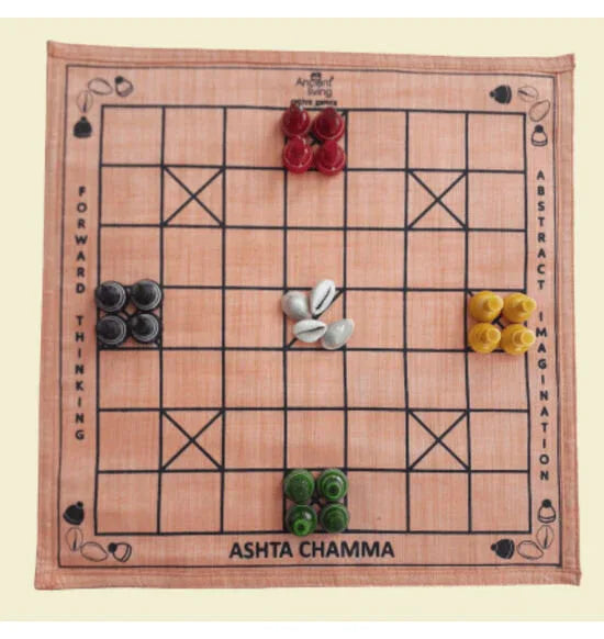 Ancient living Ashta Chamma / Katta Mane / Ludo game - Orgoshops