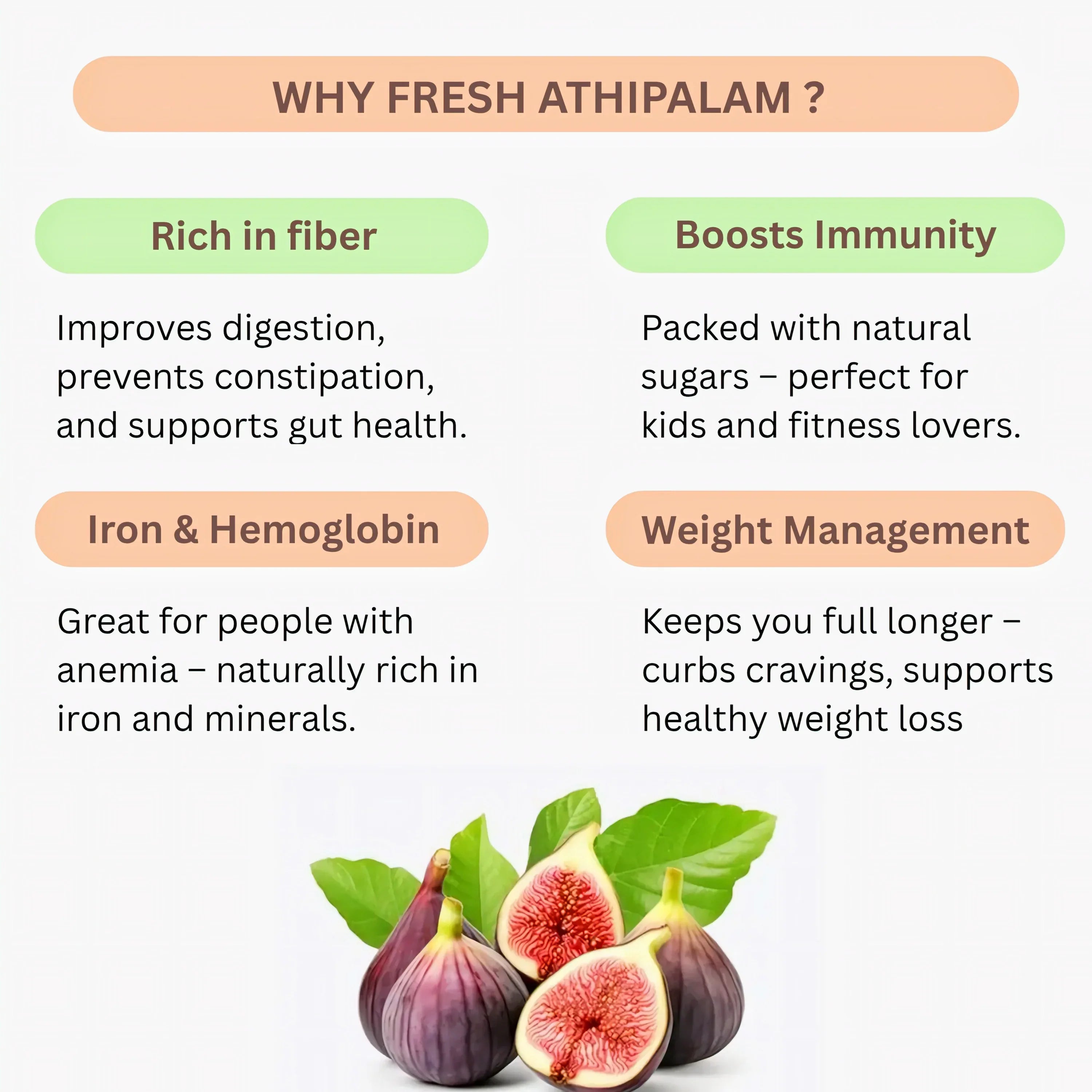 Thaiman Organic Fresh- Athipalam / Fig - 1 kg - Orgoshops