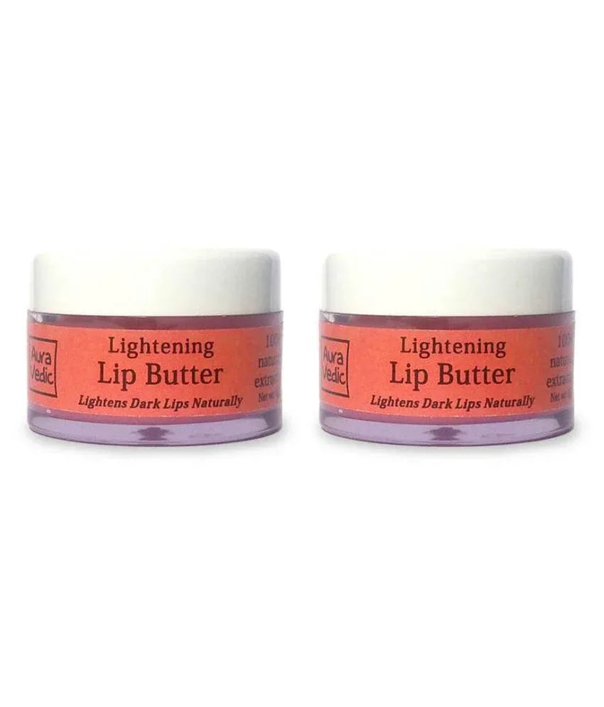auravedic Lightening Lip Butter-8g ( Pack of 2 ) - Orgoshops