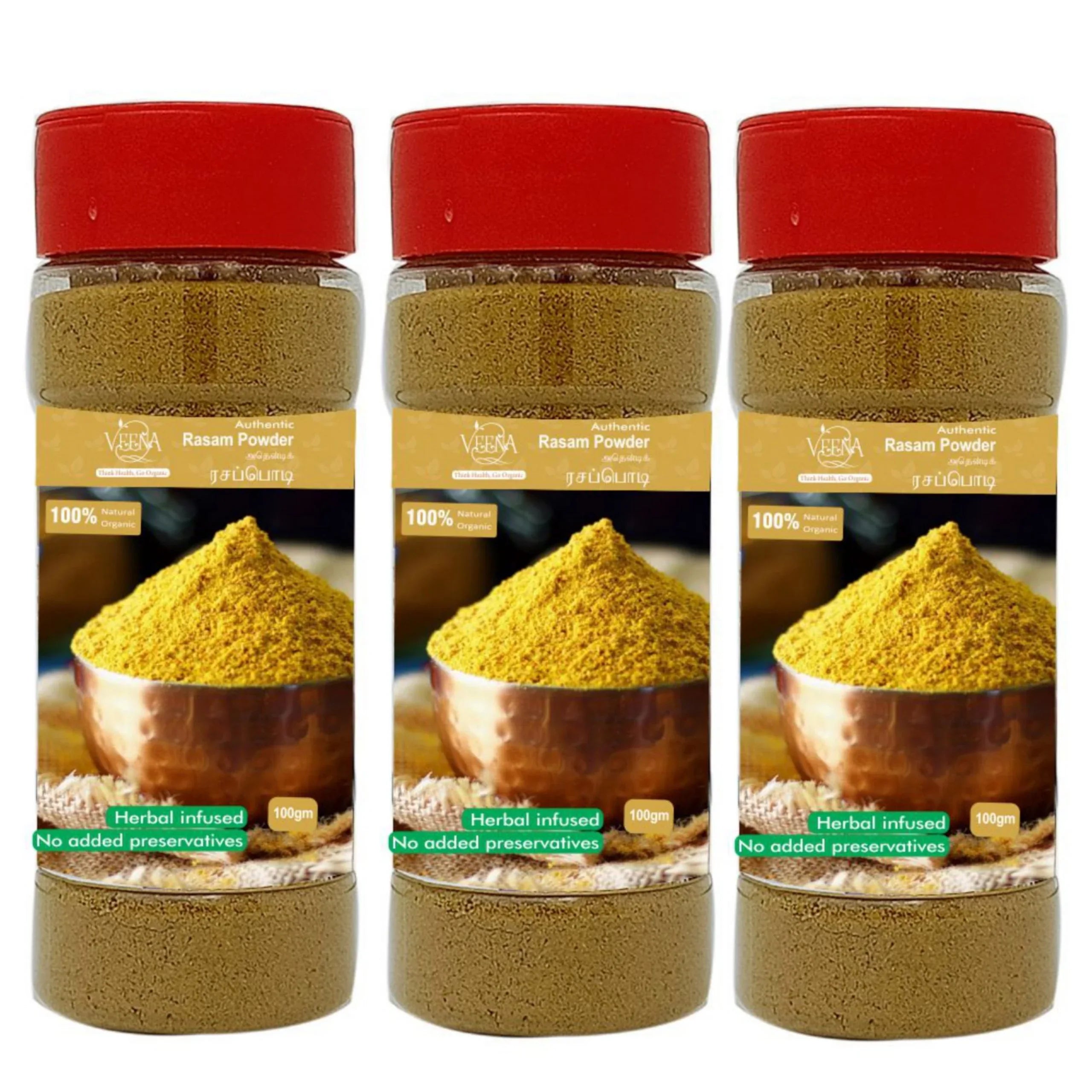 Authentic Rasam Powder - 100 g pack of 3