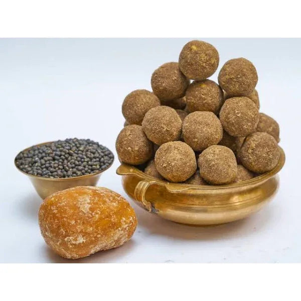Narchuvai : Traditional Treat Black Urad Dal Ladoo / Urad Dal Ladoo - 125 g - Orgoshops