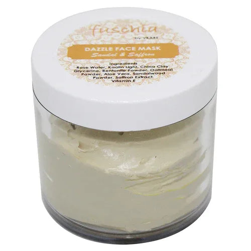 Fuschia Dazzle Face Mask - Sandal & Saffron - 100g - Orgoshops