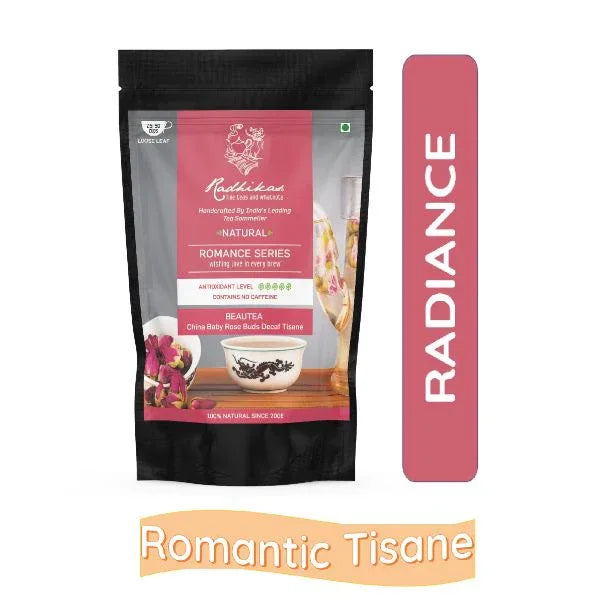 Beautea China Baby Rose Buds Decaf Tisane Cold & Hot Brew | Makes 25 Cups - Orgoshops