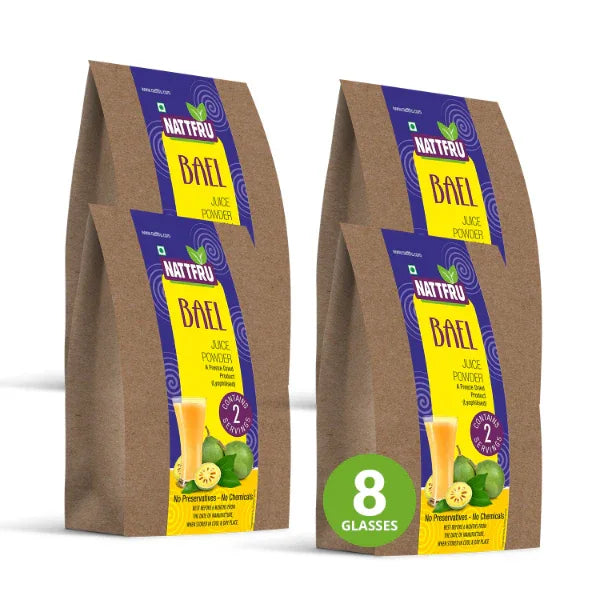 Nattfru : Bael Fruit Juice | Beal Juice for Healthy Gut & Good Digestion Only 100% Fruit - Orgoshops