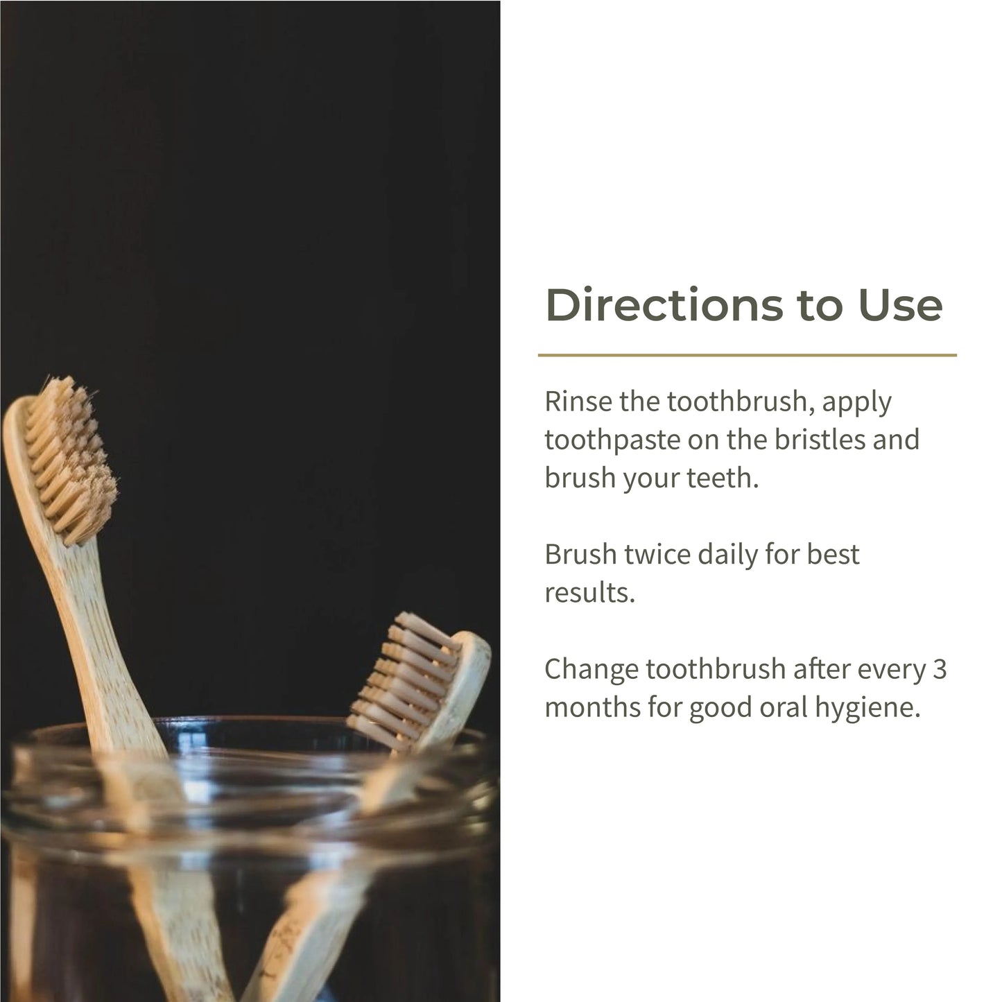 Ecotyl Bamboo Tooth Brush | Ultra Soft Bristles | Thorough Cleaning - Set of 4 - Orgoshops