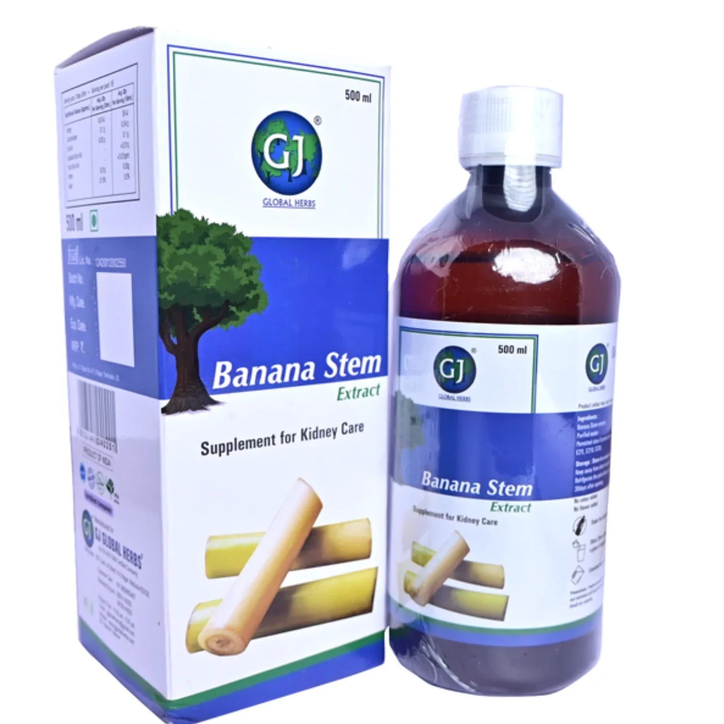 GJ Global Herbs Banana Stem Extract Juice - 500 ml - Orgoshops