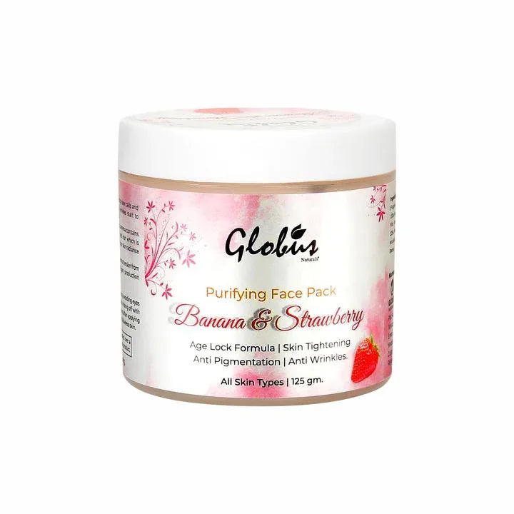 Purifying Banana & Strawberry Anti Aging Face Pack 125gms - Orgoshops