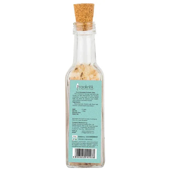Praakritik Lemon Grass Bath Salt-120g - Orgoshops