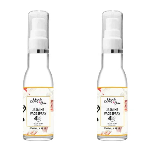 Jasmine Face Spray - Herbal Hydrating Facial Mist(PACK OF 2) ( 100ml ) - Orgoshops