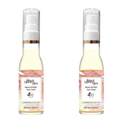 Neem, Haritaki, Natural Anti-Acne Face Toner(PACK OF 2) ( 100ml ) - Orgoshops