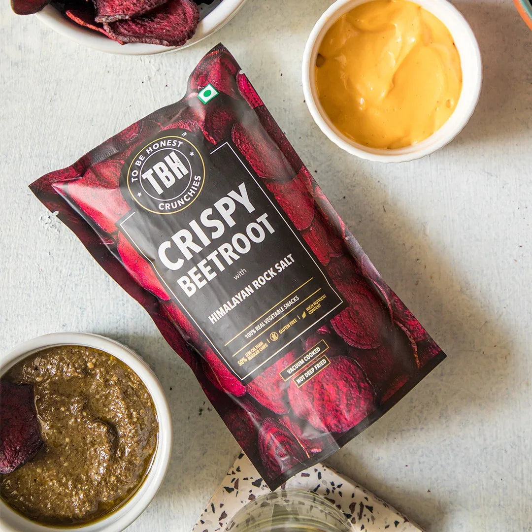 Pack of 3 - Crispy Beetroot with Himalyan Rock Salt 180g - Orgoshops