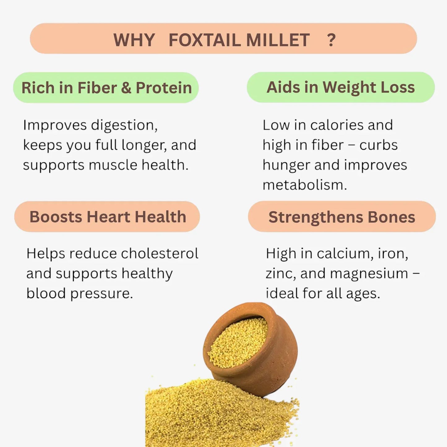 Benefits of Foxtail Millet