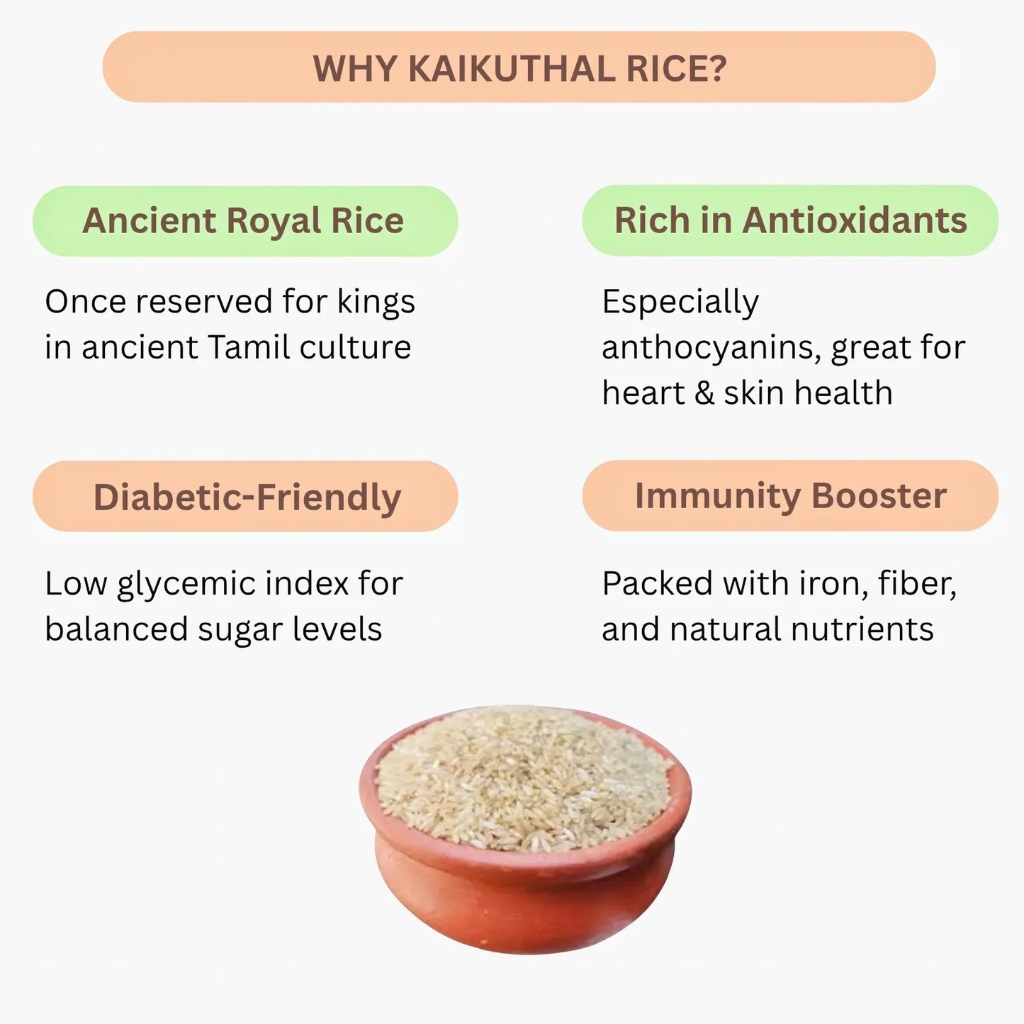 Benefits of Kaikuthal Arisi