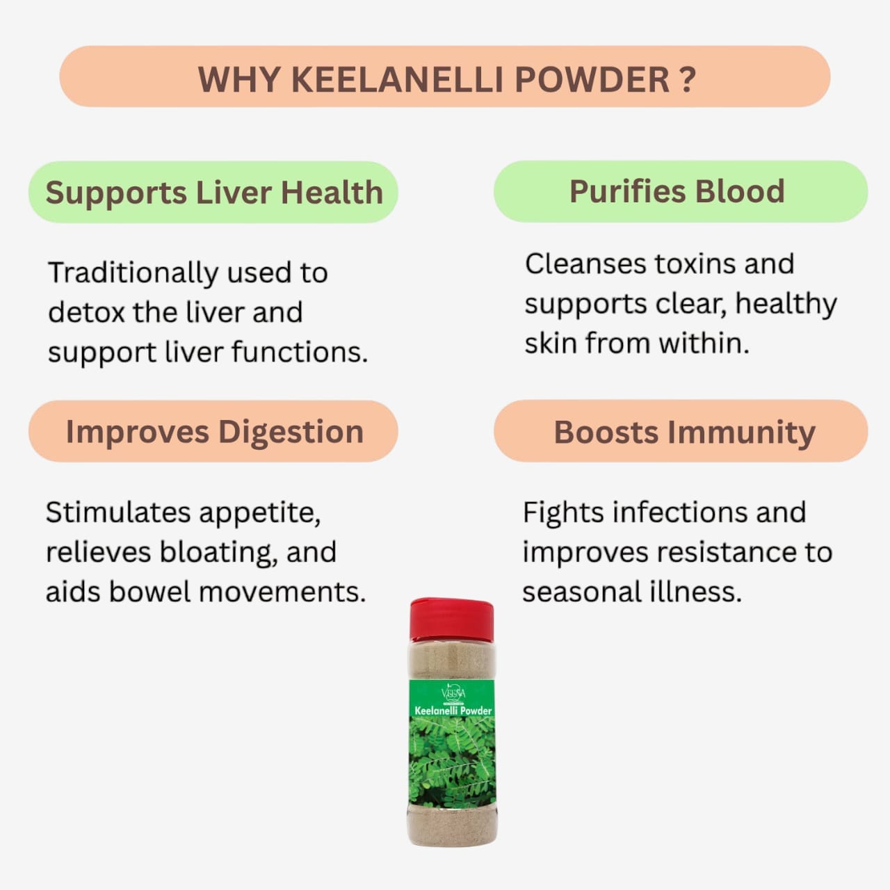 Benefits of Keelanali Powder