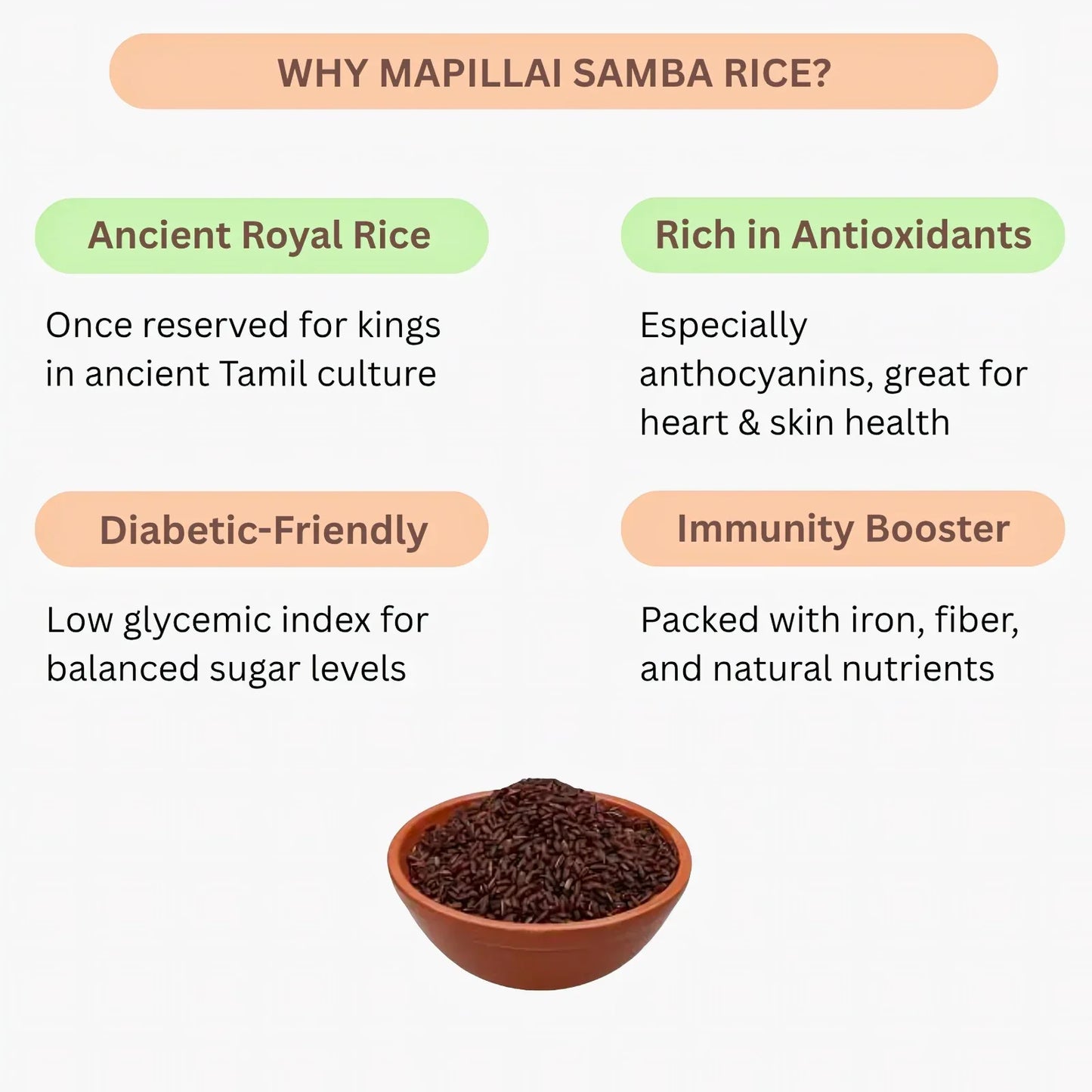 Benefits of Mapillai Samba Rice