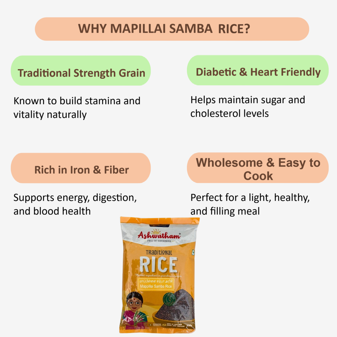 Benefits of Mapillai Samba Rice