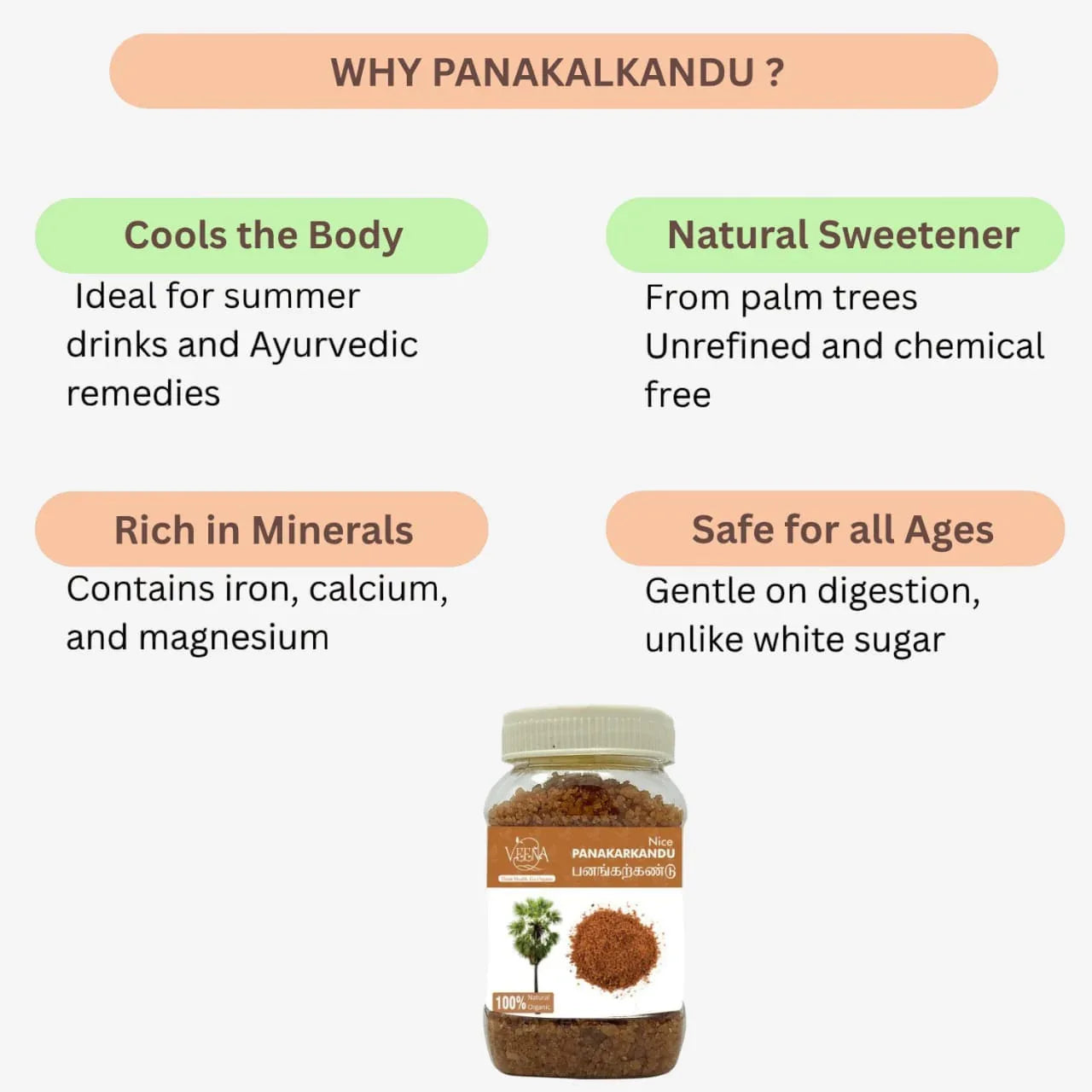 Veena Panakalkandu - 250g - Orgoshops