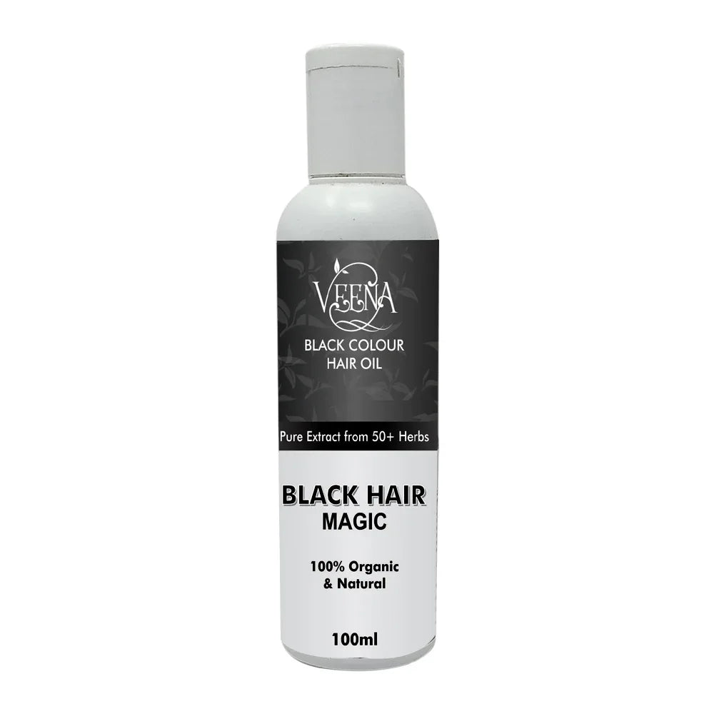 Veena Black Magic Hair Oil - 100ml (Pack of 2) - Orgoshops