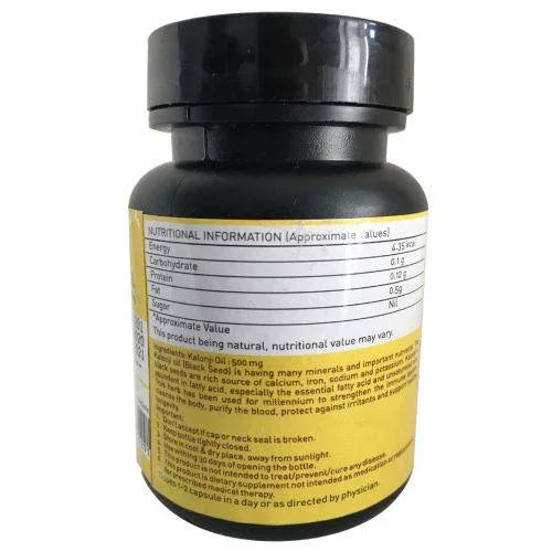 Nutriorg Blackseed oil soft gel - 60 Capsule - Orgoshops