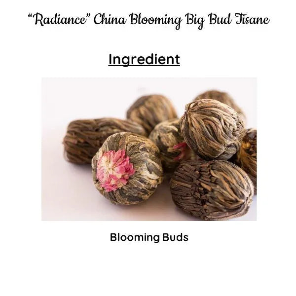 Radiance China Blooming Big Bud Tisane | Cold & Hot Brew | Makes 25 Cups - Orgoshops