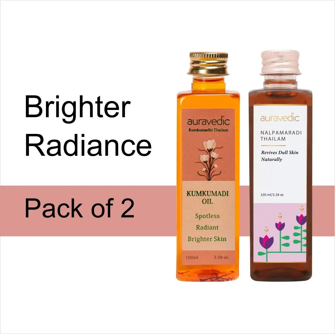 Auravedic Brightening Radiance ( 100ml * 2 ) - Orgoshops