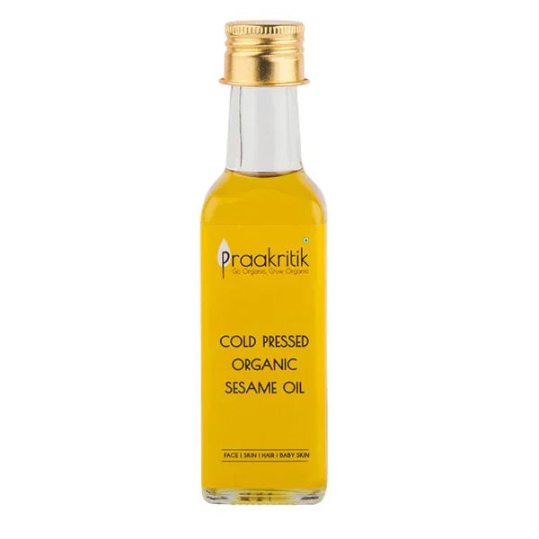 Praakritik Organic Cold Pressed Sesame Oil - 100ml - Orgoshops