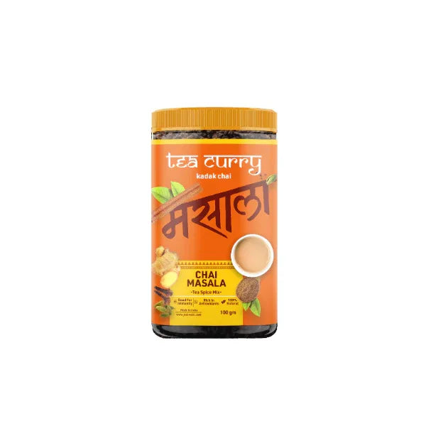 Teacurry Chai Masala – Chai Masala For Immunity, Cold And Body Pain-100g - Orgoshops