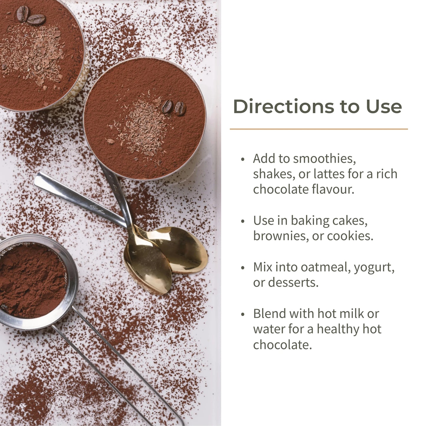 Ecotyl Cacao Powder | Rich in Antioxidants | Boosts Energy - 150g - Orgoshops