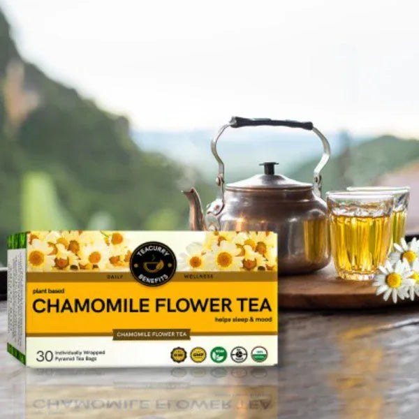 Chamomile flower tea