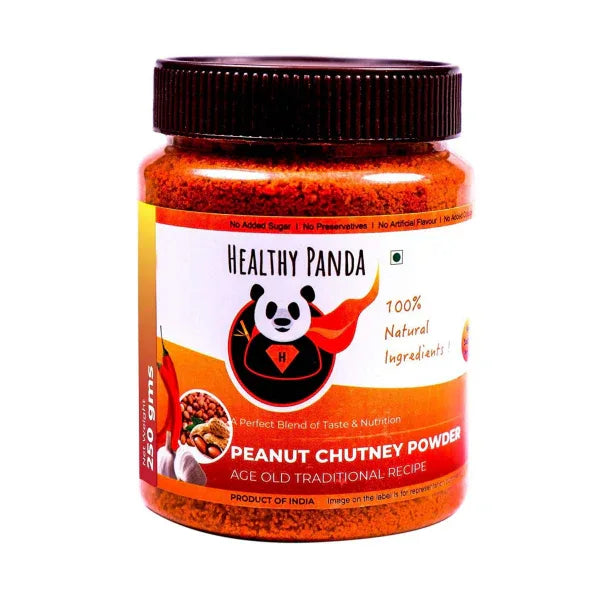 Combo Pack Of Peanut Chutney Powder and Hot Garlic Chutney – 250 g (125g Pack of 2) - Orgoshops